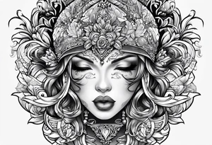 tongue tied tattoo idea