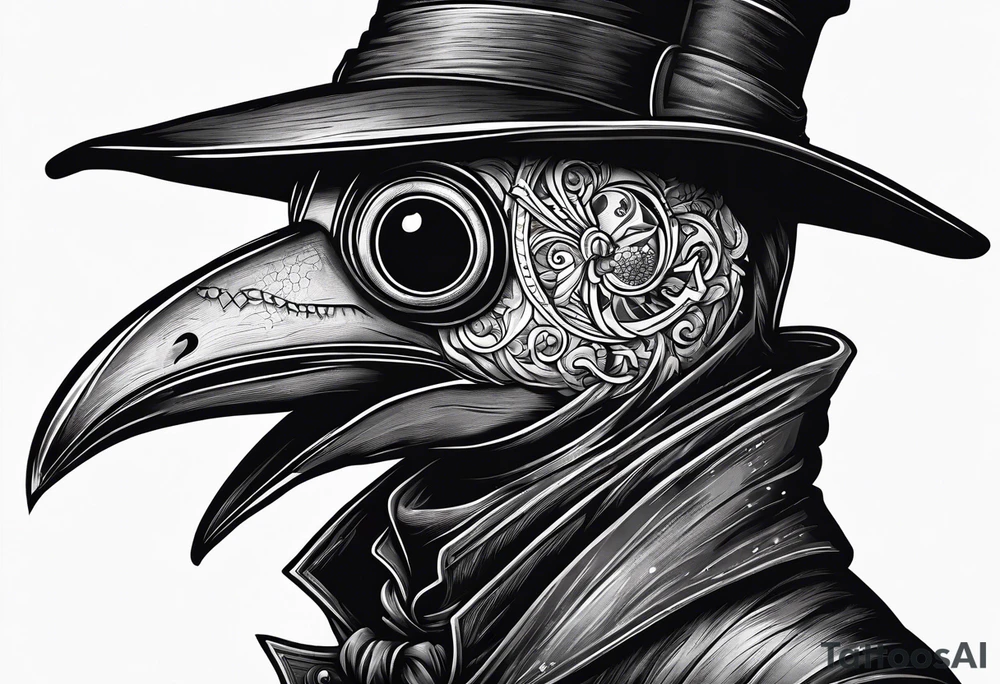 plague doctor tattoo idea