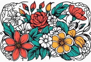 revival

old school vintage simple traditional design surrounded by vintage flowers


bold color simple tattoo idea