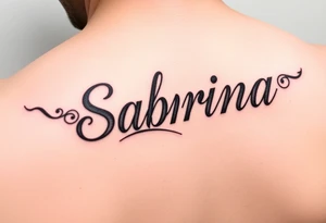 name tattoo designs for Sabrina esquival perez tattoo idea