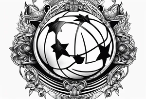 Basketball tattoo idea