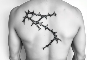 thorns wrapping around my leg tattoo idea