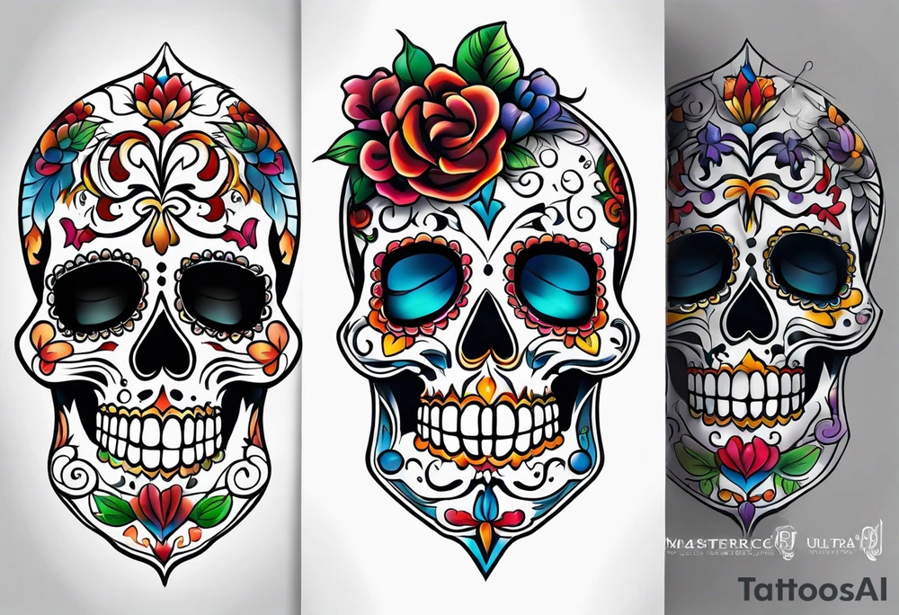 Day of the dead tattoo idea