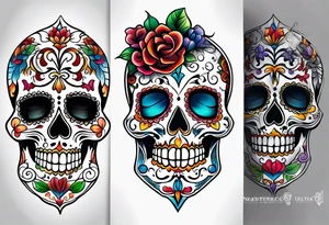 Day of the dead tattoo idea