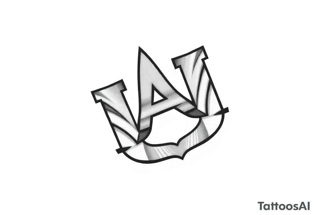 Auburn symbol tattoo idea