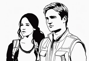 katniss everdeen and peeta mellark tattoo idea