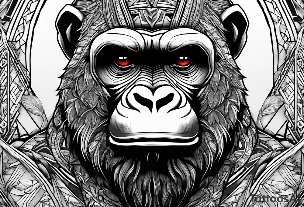 omerta gorilla tattoo idea