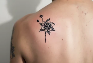 hong kong flower tattoo idea