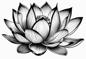 Lotus flower tattoo idea