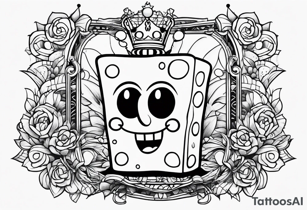 sibling spongebob tattoo ideas tattoo idea