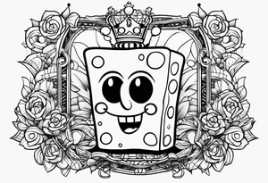 sibling spongebob tattoo ideas tattoo idea