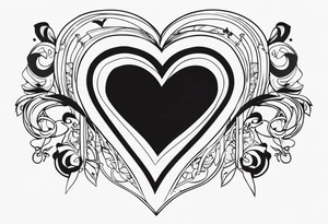 the name Zaqlyne with a heart after it tattoo idea