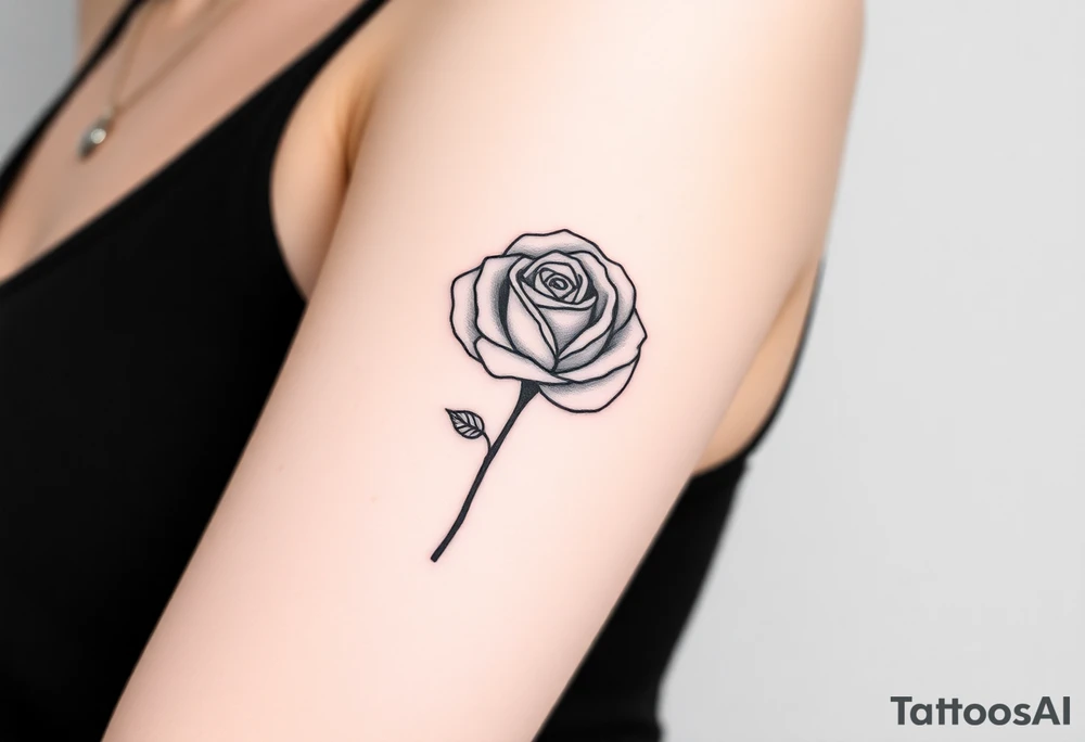 rose tattoo idea