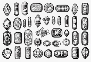 Pills tattoo idea