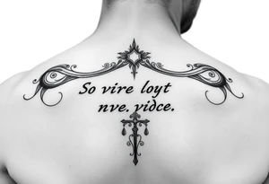 Reminder of surviving divorce tattoo idea