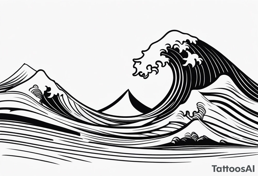 wave emoji tattoo tattoo idea