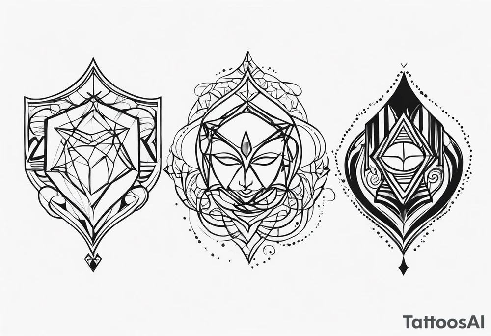 tres maos dadas tattoo idea