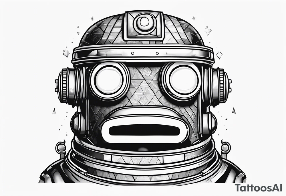 Futurama Bender Head tattoo idea
