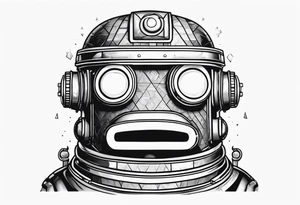 Futurama Bender Head tattoo idea