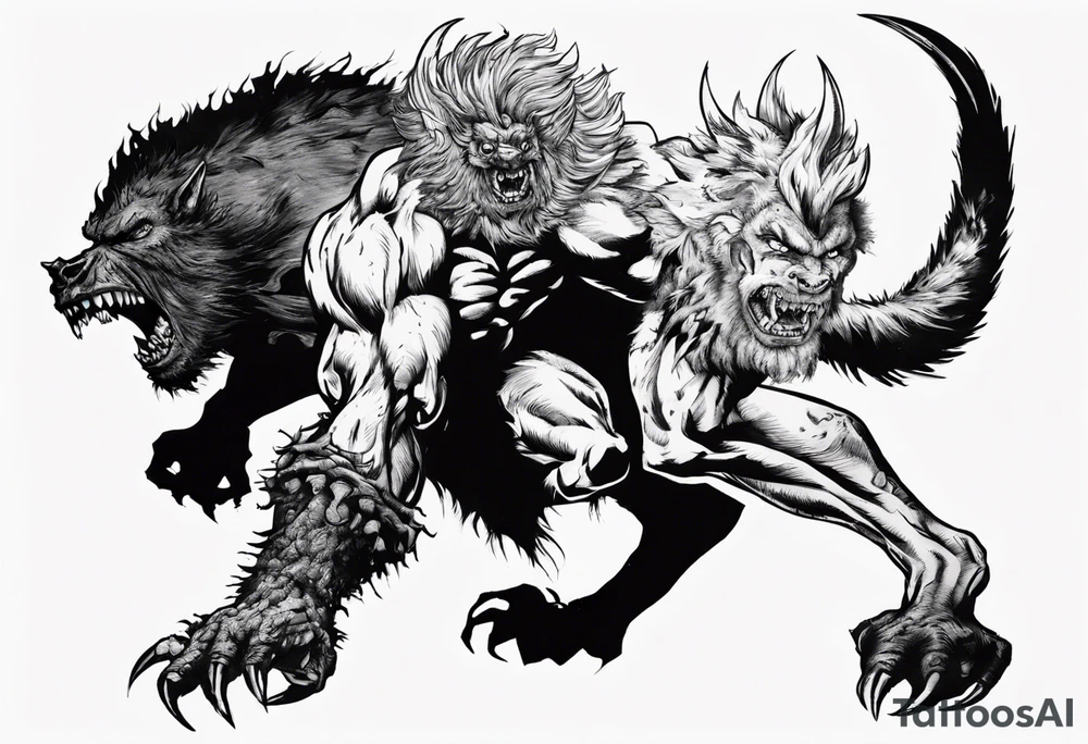 Zodd the beast in berserk tattoo idea