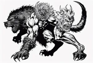 Zodd the beast in berserk tattoo idea