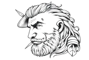 American and German heritage, with Christian traditions tattoo idea