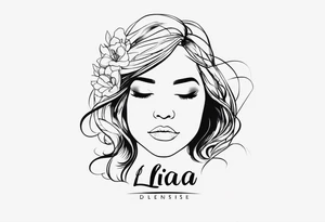 My daughter's name, Lia Denise tattoo idea
