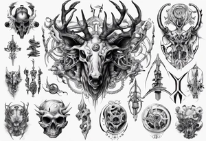 Hirsch tattoo idea