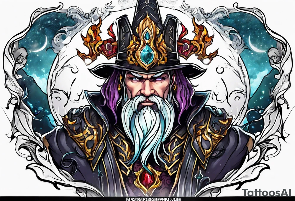 Stormfather warlock tattoo idea