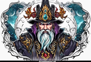 Stormfather warlock tattoo idea