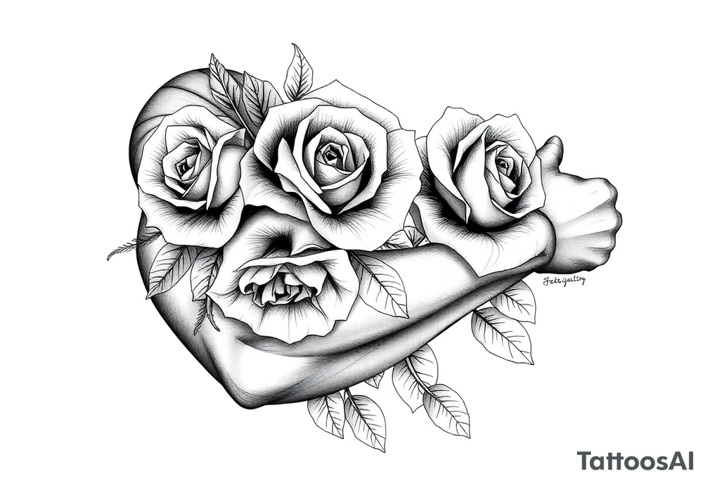 roses tattoo idea