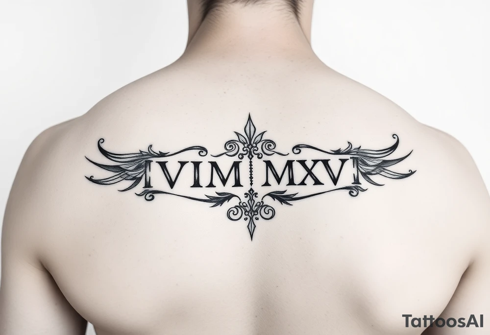 IVIMMXVI for wrist tattoo idea