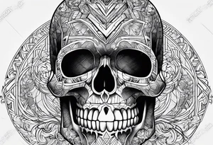Piret skull tattoo idea