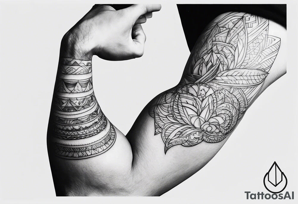 arm bicep tattoo idea