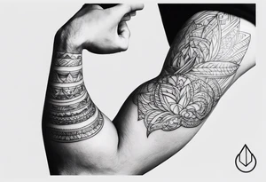 arm bicep tattoo idea