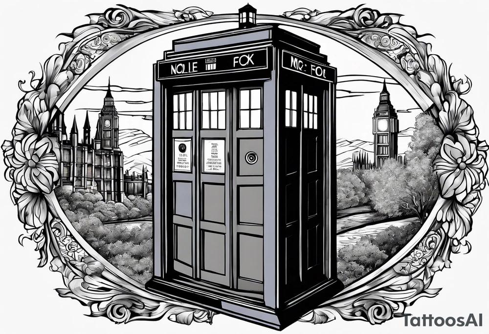 Only the tardis. Nothing more, nothing less. tattoo idea
