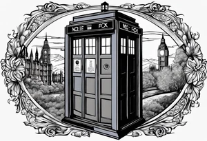 Only the tardis. Nothing more, nothing less. tattoo idea
