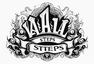 Valhalla  steps fire tattoo idea