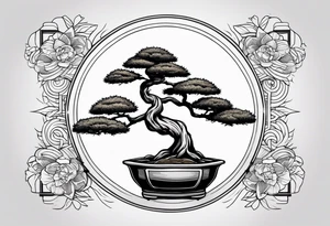 bonsai tree tattoo idea