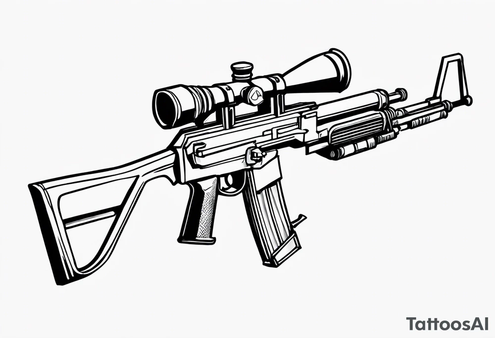 Mg42 machinegun tattoo idea
