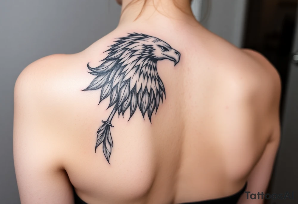 Unique sonder tattoo on shoulder to bicep tattoo idea