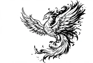Mythology,phoenix tattoo idea