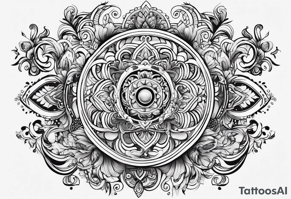 Swirly tattoo idea