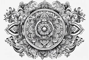 Swirly tattoo idea