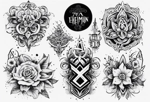 ta eph'hemin, ta ouk eph'hemin tattoo idea