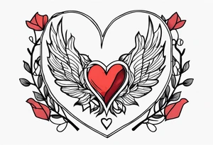 Integrity, strength, broken heart ,survivor symbolism tattoo idea
