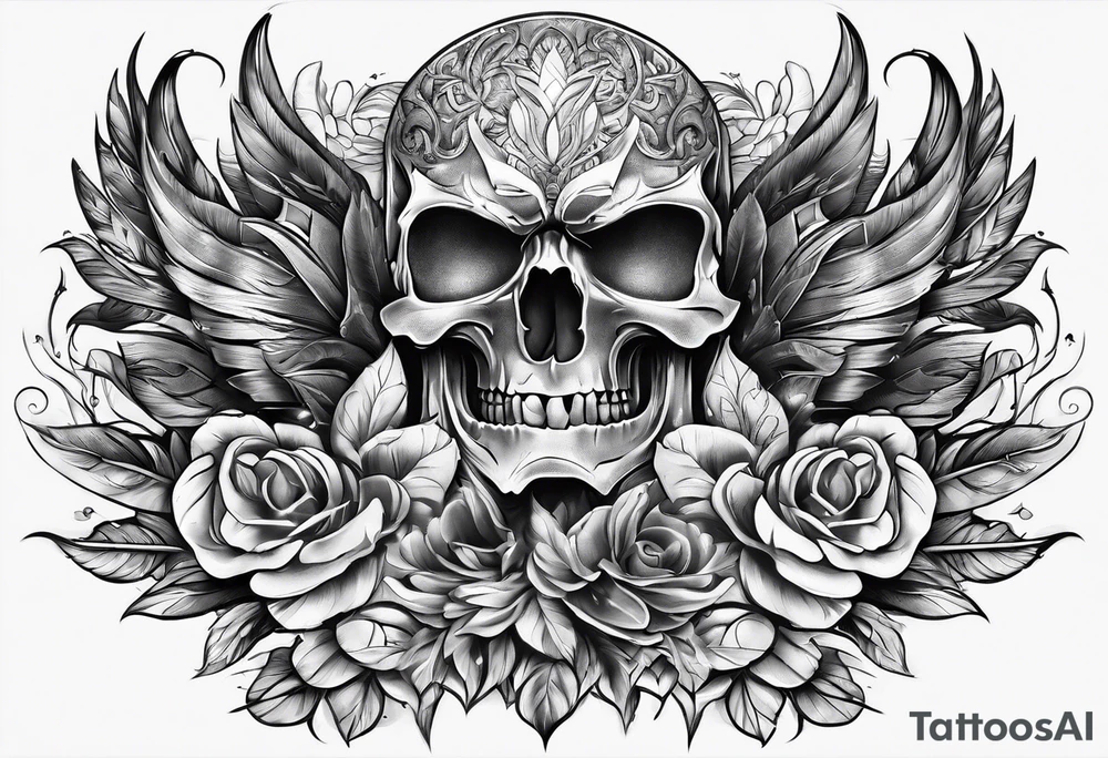 Strong muscles tattoo idea
