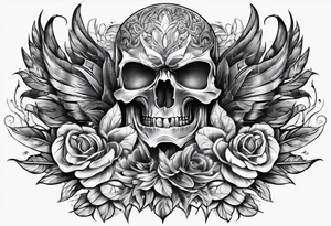 Strong muscles tattoo idea