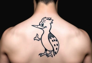 Woody the woodpecker  cartoon tattoo idea