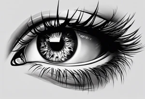 Realistic Eye tattoo idea